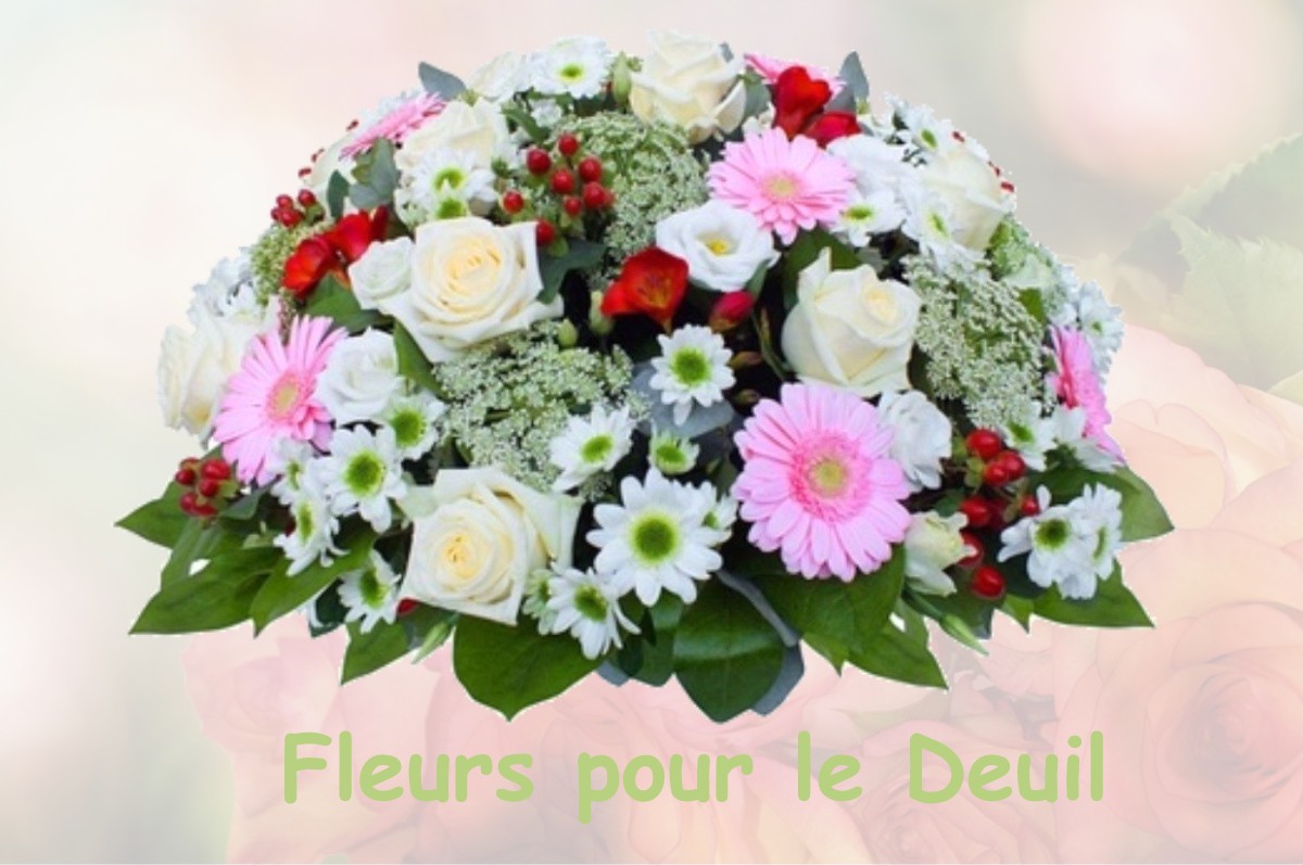 fleurs deuil RUY